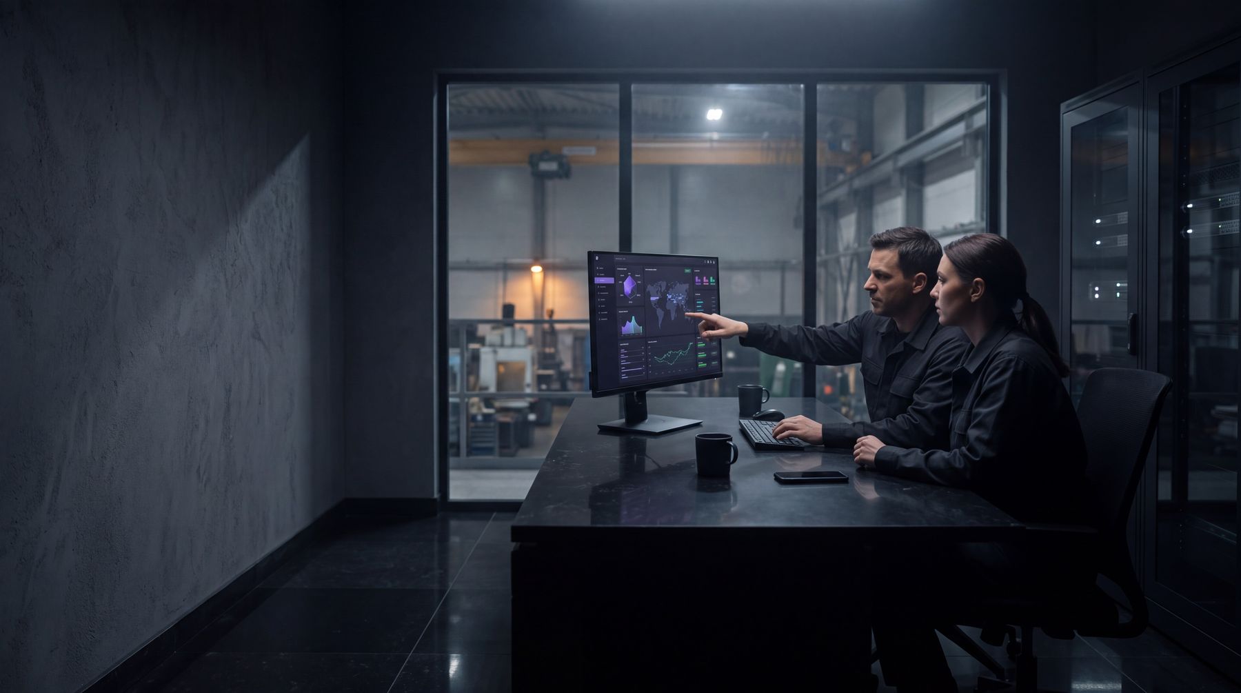 KI-generierte Aufnahme zum Thema IT-Service & KI